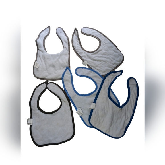 Parents Choice Baby Boys Feeding Bibs Set of 5 V-2 - Picture 2 of 5